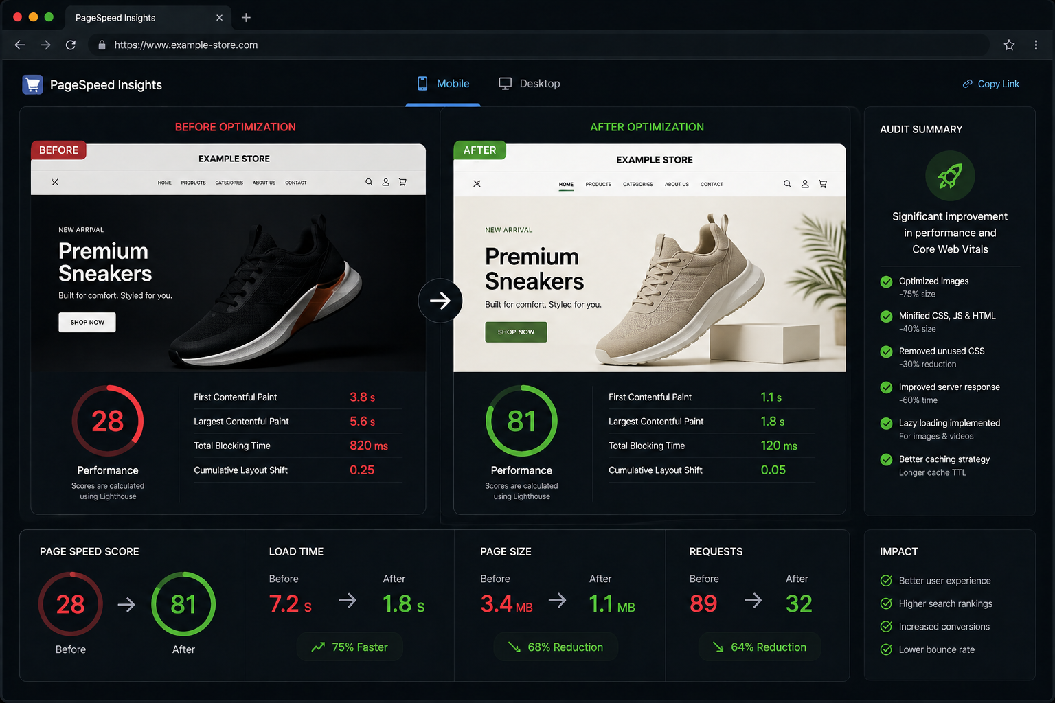 Website Performance Audit
